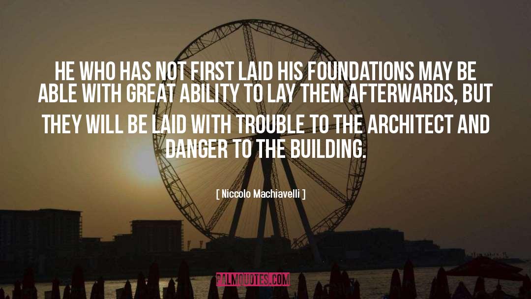 Cutrona Architect quotes by Niccolo Machiavelli