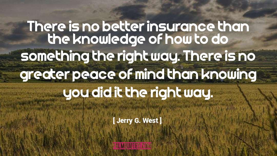 Cutrona Insurance quotes by Jerry G. West