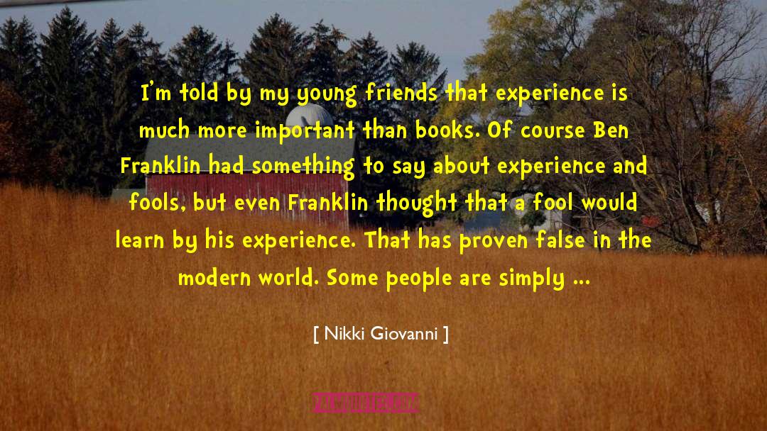 Cutthroat Friends quotes by Nikki Giovanni