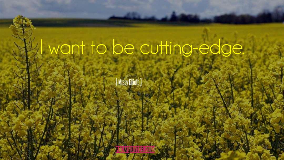 Cutting Edge quotes by Missy Elliott