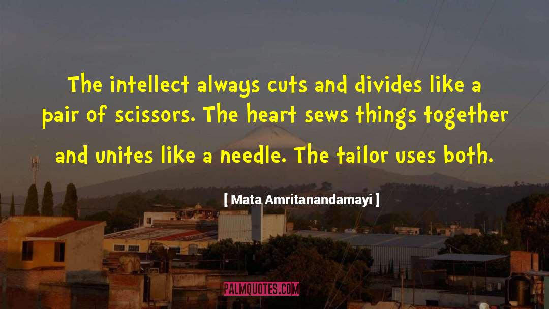 Cutting Myself quotes by Mata Amritanandamayi