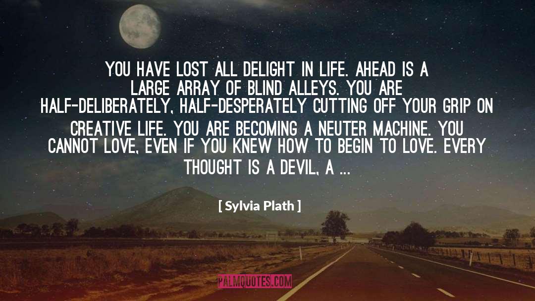 Cutting Off quotes by Sylvia Plath