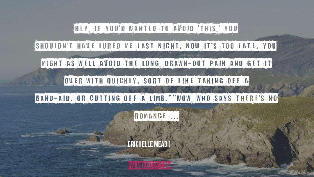 Cutting Off quotes by Richelle Mead