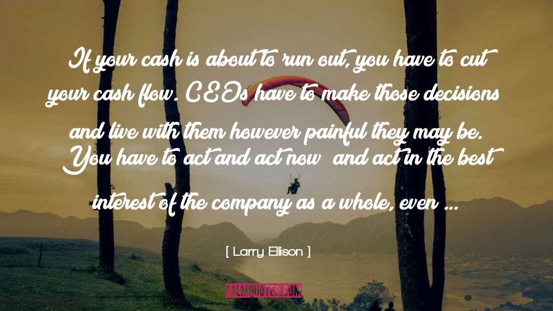 Cutting quotes by Larry Ellison