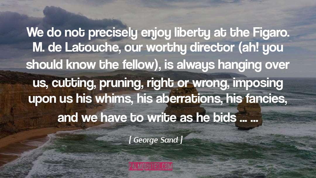 Cutting quotes by George Sand