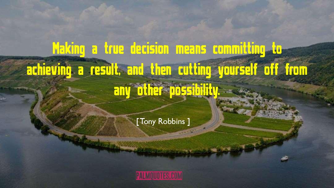 Cutting Yourself quotes by Tony Robbins