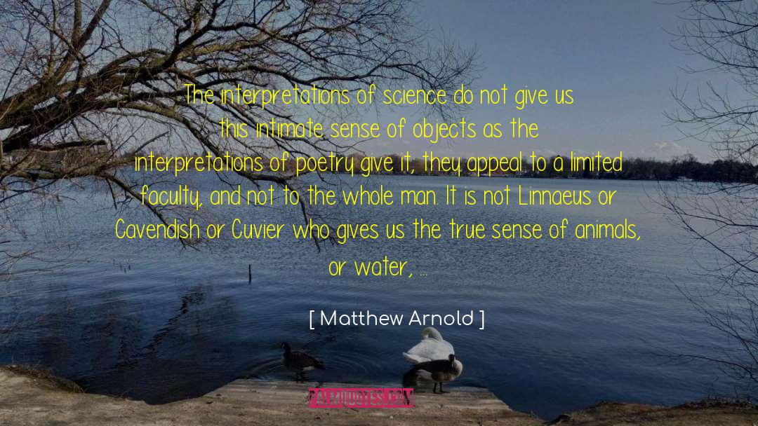 Cuvier quotes by Matthew Arnold