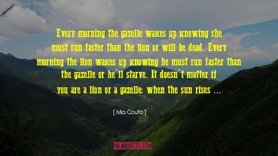 Cuviers Gazelle quotes by Mia Couto