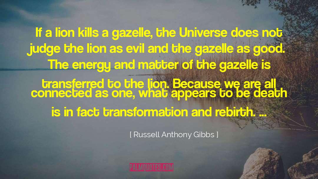 Cuviers Gazelle quotes by Russell Anthony Gibbs