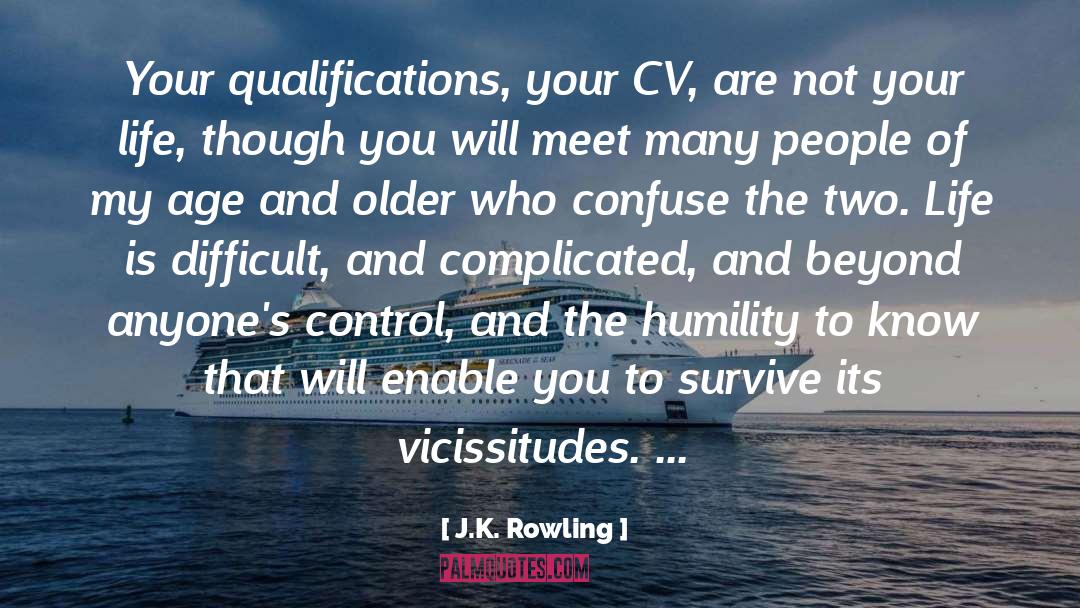 Cv quotes by J.K. Rowling