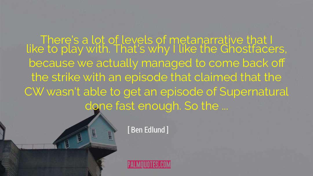 Cw Leadbeater quotes by Ben Edlund