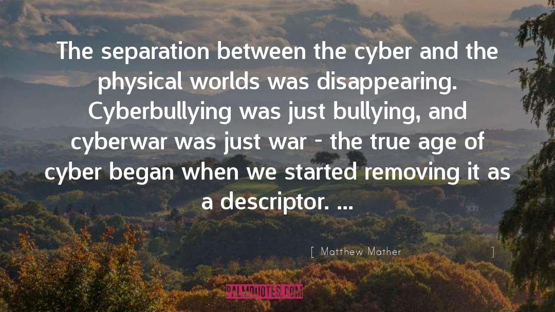 Cyber Attacks quotes by Matthew Mather