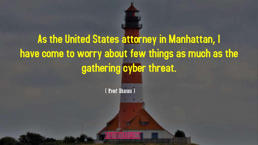 Cyber Physical quotes by Preet Bharara