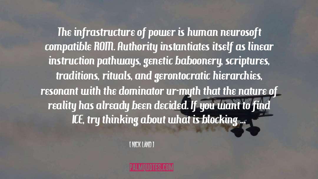 Cyberpunk quotes by Nick Land