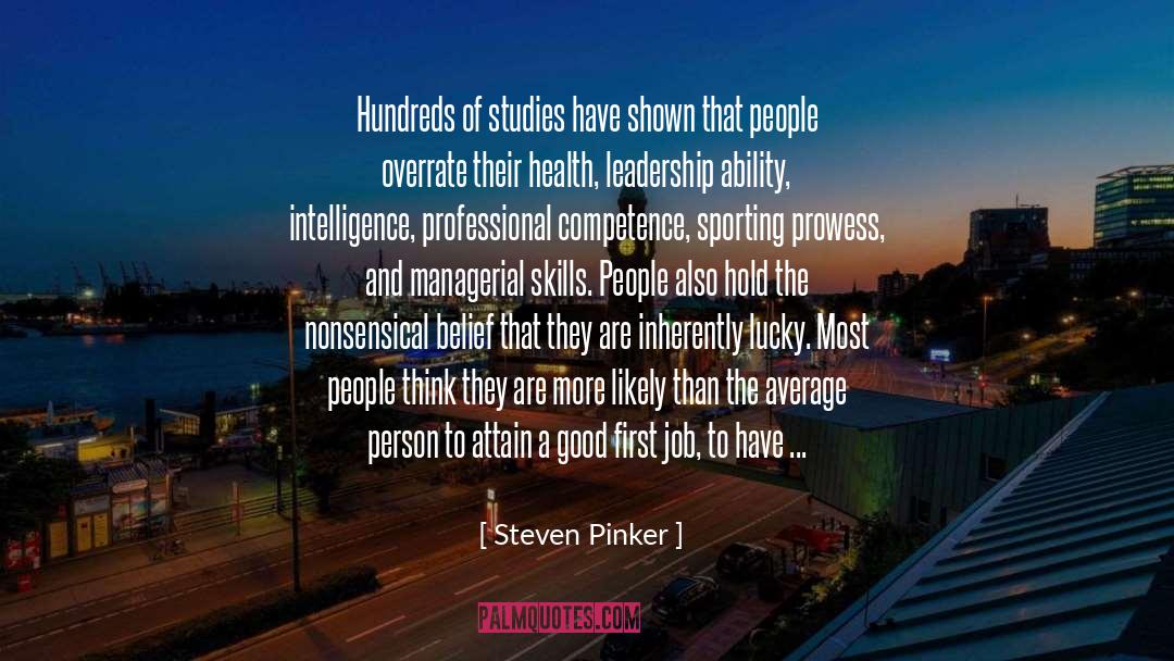 Cybersecurity Leadership quotes by Steven Pinker