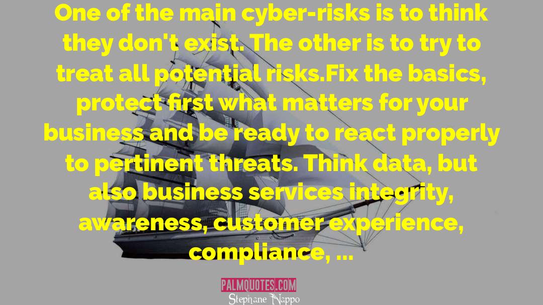 Cybersecurity quotes by Stephane Nappo
