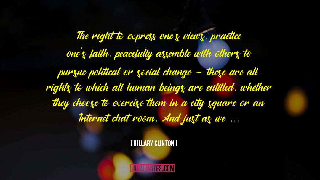 Cyberspace quotes by Hillary Clinton