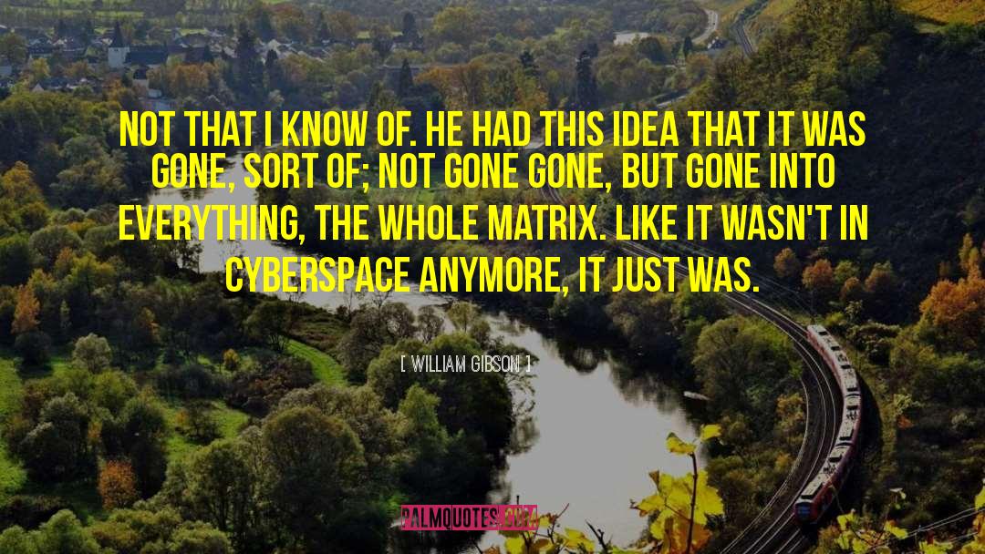 Cyberspace quotes by William Gibson