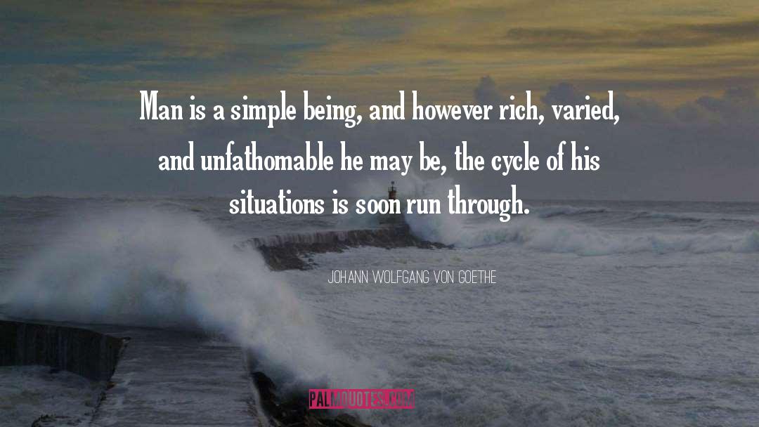 Cycle quotes by Johann Wolfgang Von Goethe
