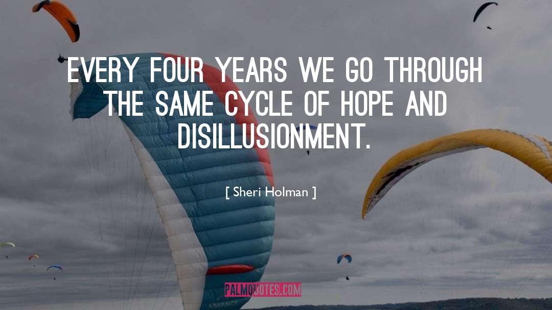 Cycle quotes by Sheri Holman
