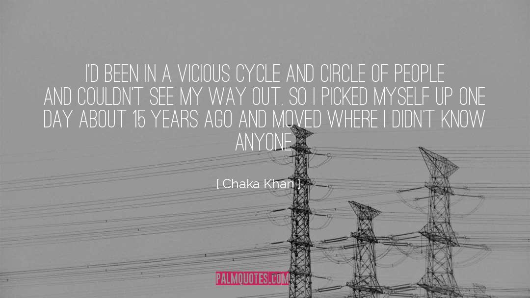 Cycles quotes by Chaka Khan