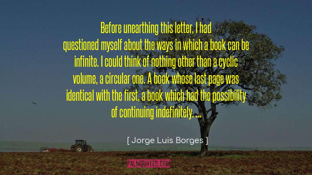 Cyclic Redundancy quotes by Jorge Luis Borges