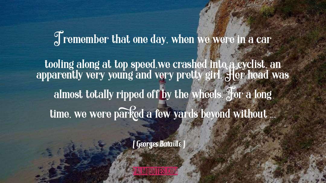 Cyclist quotes by Georges Bataille