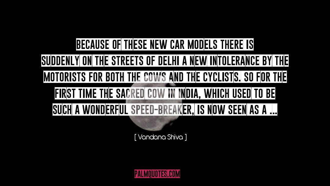 Cyclists quotes by Vandana Shiva