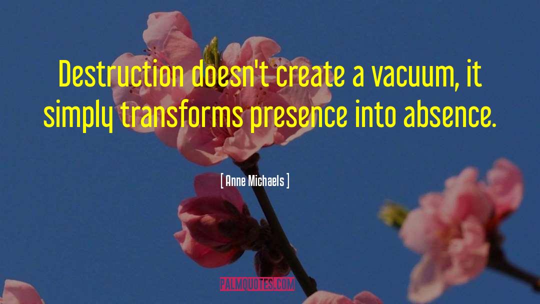 Cyclonic Vacuum quotes by Anne Michaels