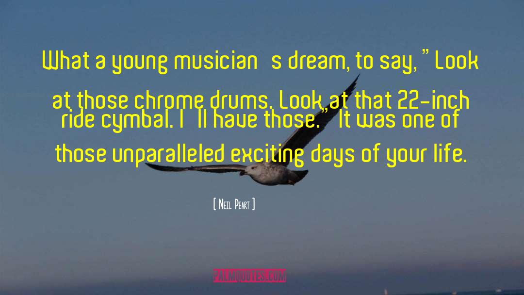 Cymbals quotes by Neil Peart