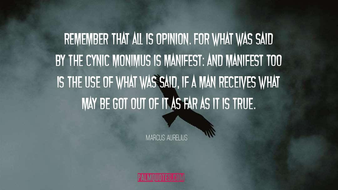 Cynic quotes by Marcus Aurelius