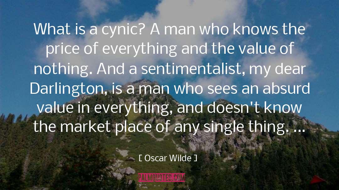 Cynic quotes by Oscar Wilde