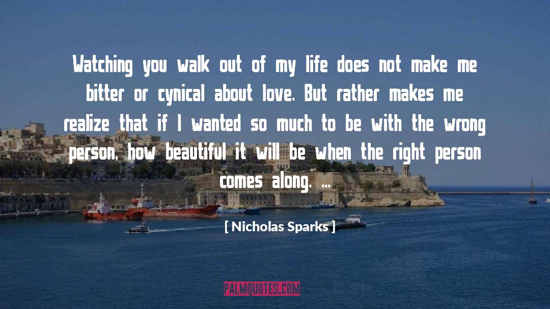 Cynical quotes by Nicholas Sparks