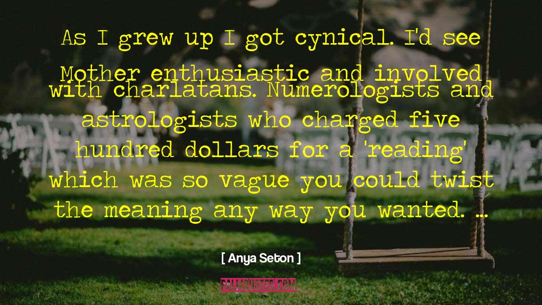Cynical Romantic quotes by Anya Seton
