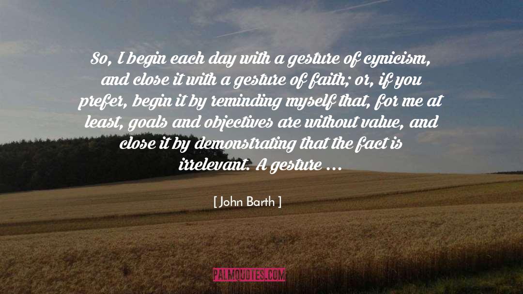 Cynicism quotes by John Barth