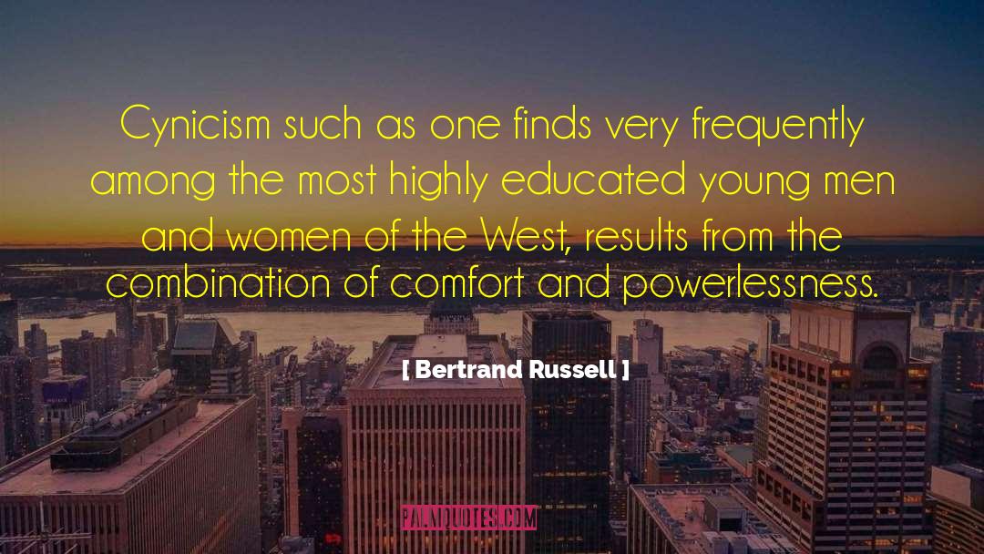 Cynicism quotes by Bertrand Russell