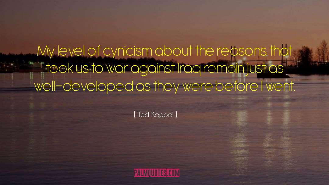 Cynicism quotes by Ted Koppel