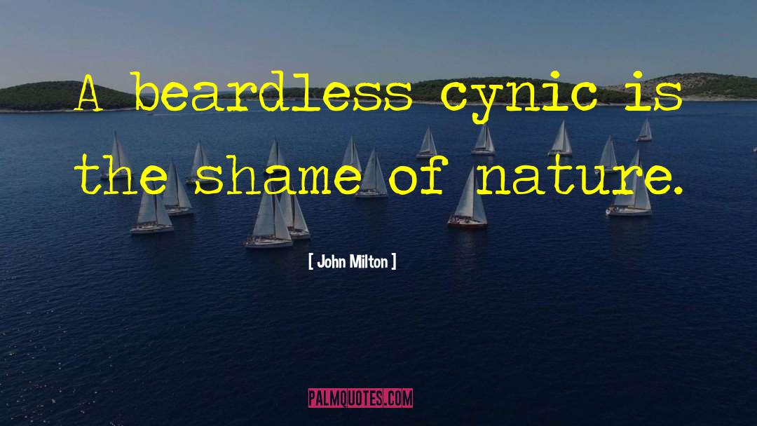 Cynicism quotes by John Milton