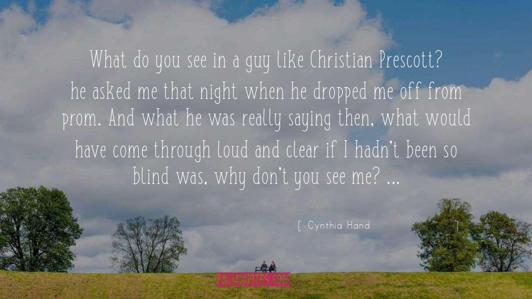 Cynthia quotes by Cynthia Hand