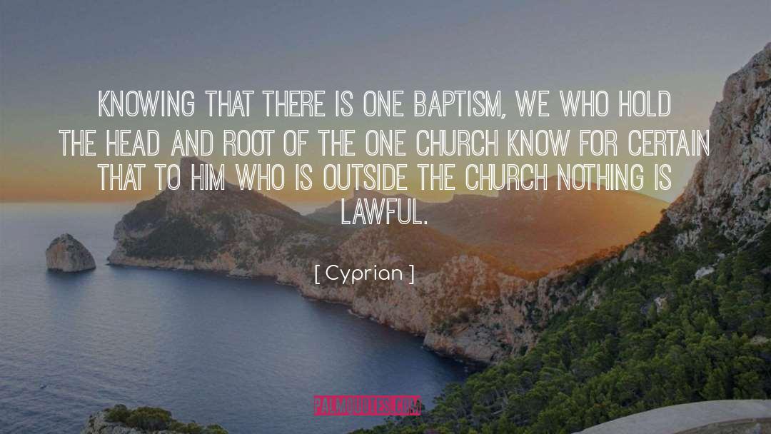 Cyprian quotes by Cyprian