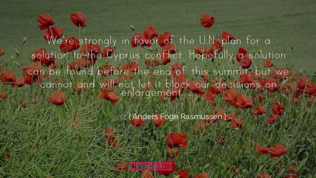 Cyprus quotes by Anders Fogh Rasmussen