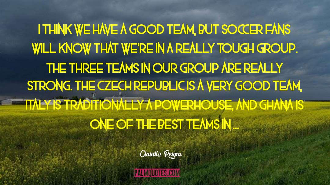 Czech quotes by Claudio Reyna