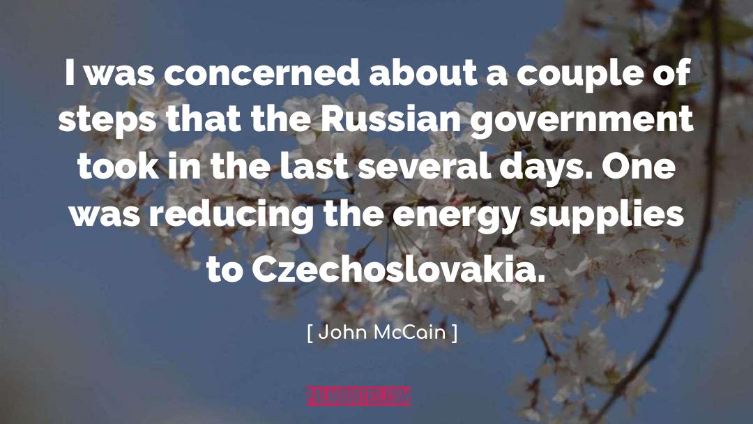Czechoslovakia quotes by John McCain