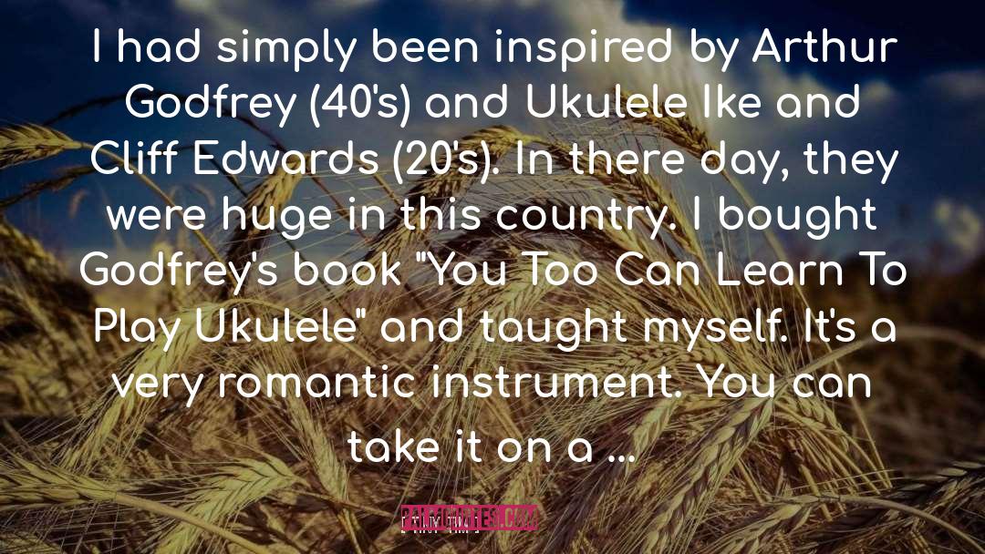 D Cordoba Ukulele quotes by Tiny Tim