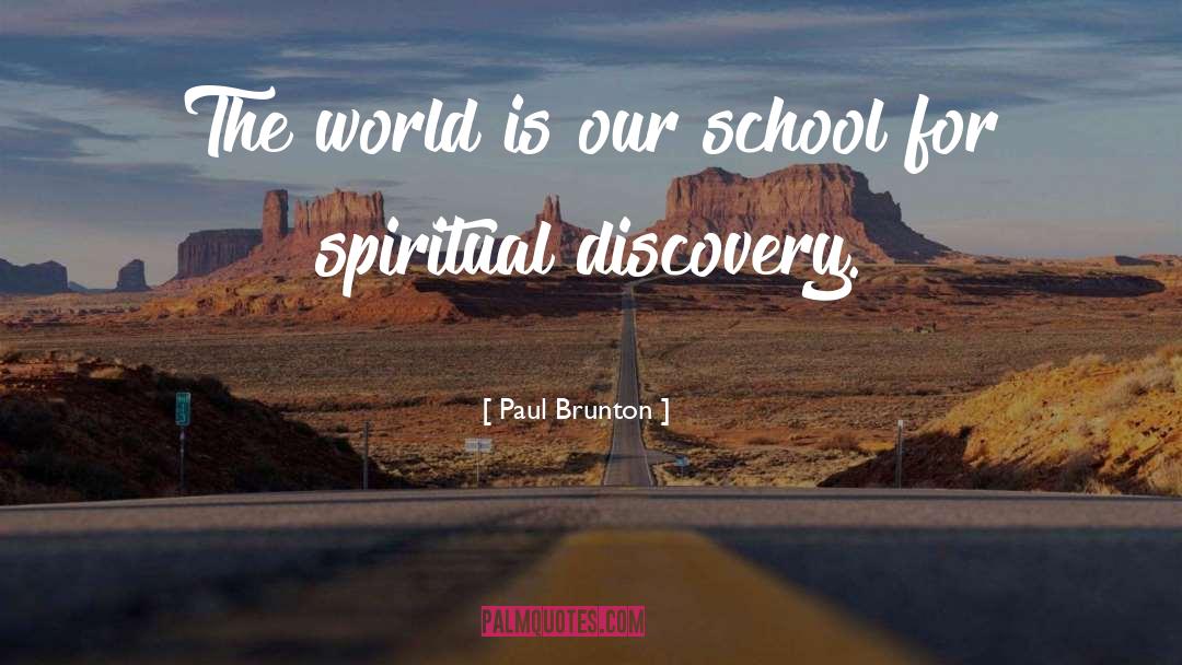 D School quotes by Paul Brunton
