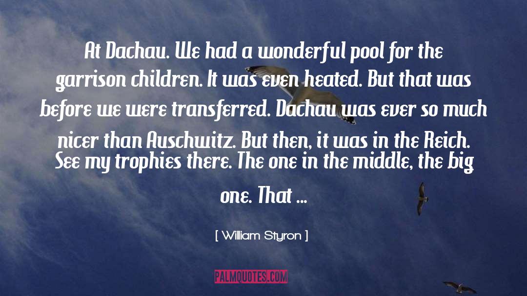 Dachau quotes by William Styron