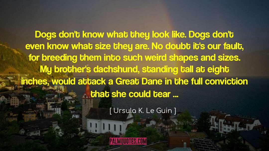 Dachshund quotes by Ursula K. Le Guin