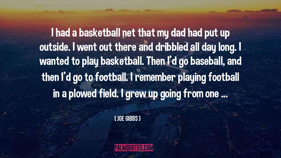 Dad And Baseball quotes by Joe Gibbs