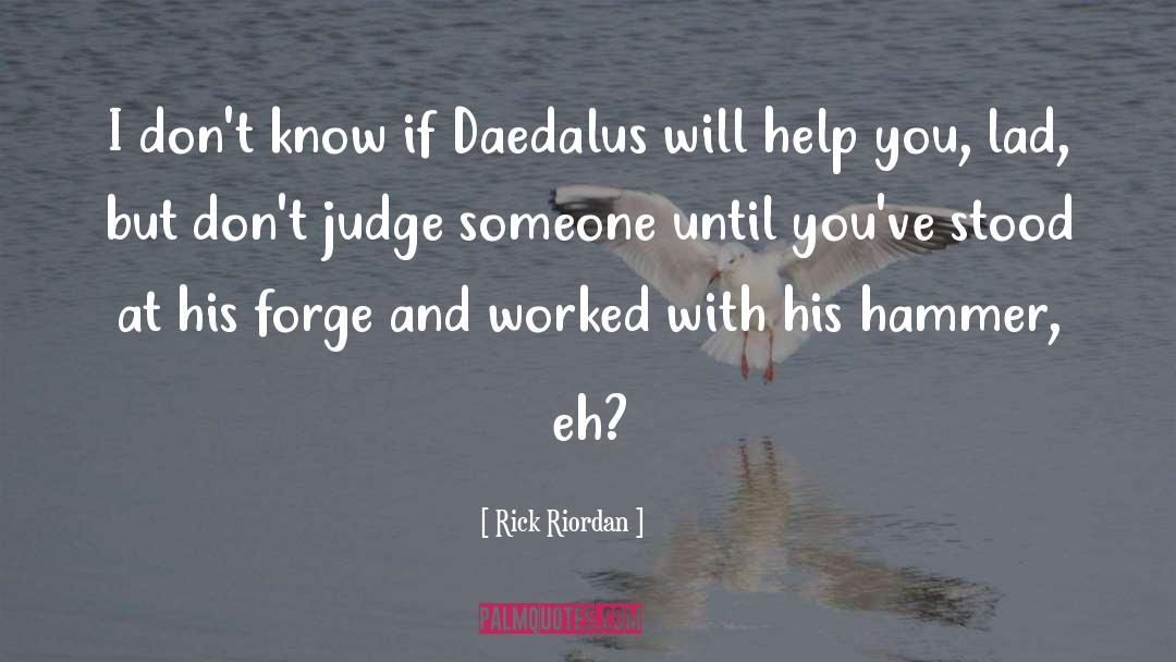 Daedalus quotes by Rick Riordan