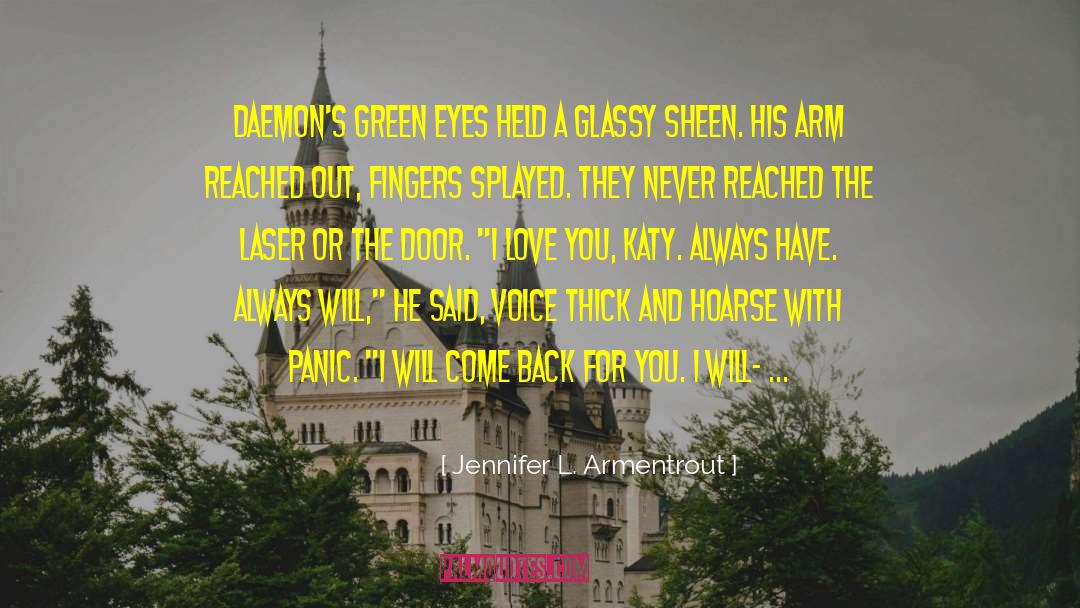 Daemon And Katy quotes by Jennifer L. Armentrout